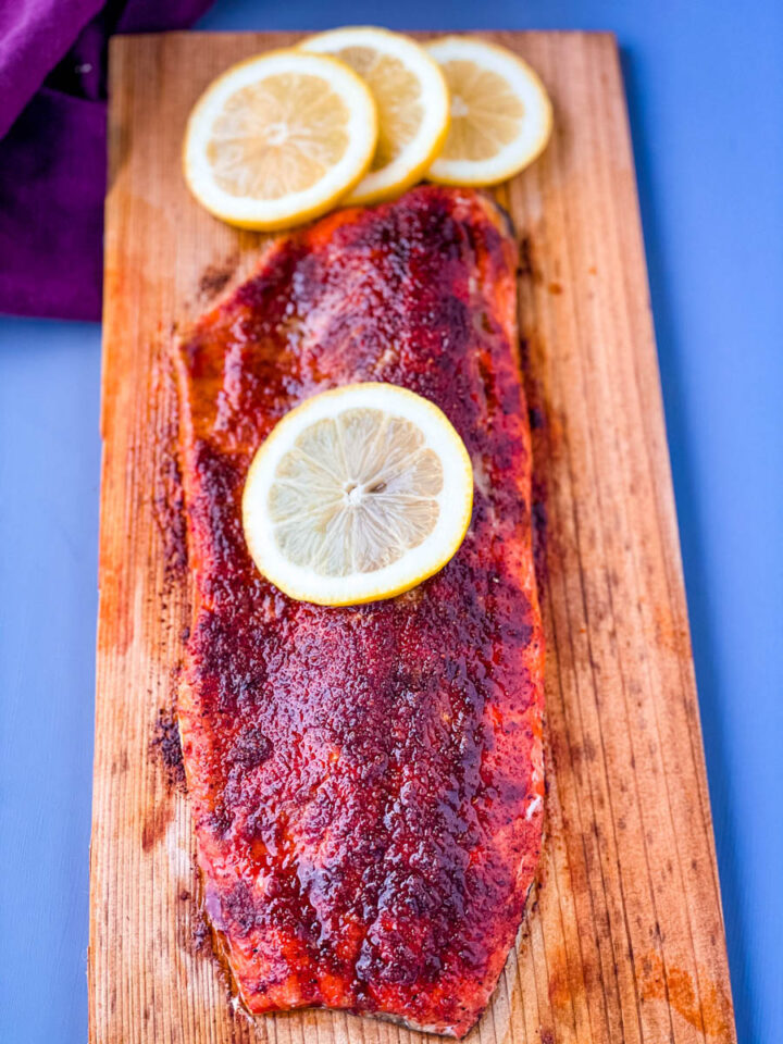 Cedar Plank Grilled Salmon Simple Seafood Recipes