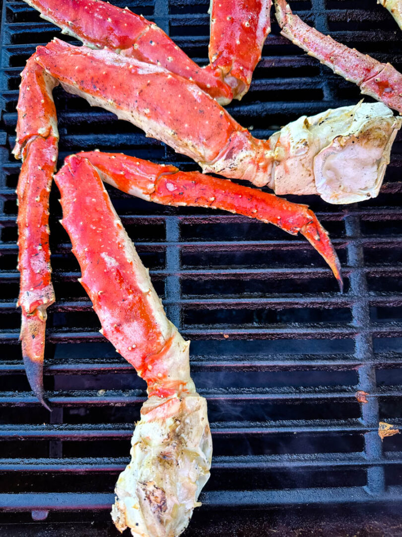 Grilled King Crab Legs with Garlic Butter Simple Seafood Recipes
