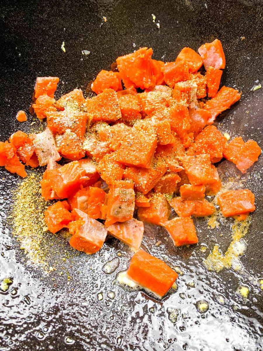 Salmon Fried Rice with Vegetables Simple Seafood Recipes