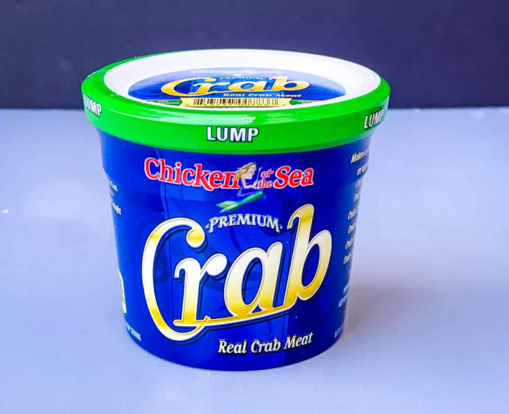 jumbo lump crab in a package