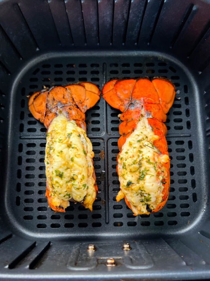 Air Fryer Lobster Tail with Lemon Garlic Butter Simple Seafood Recipes