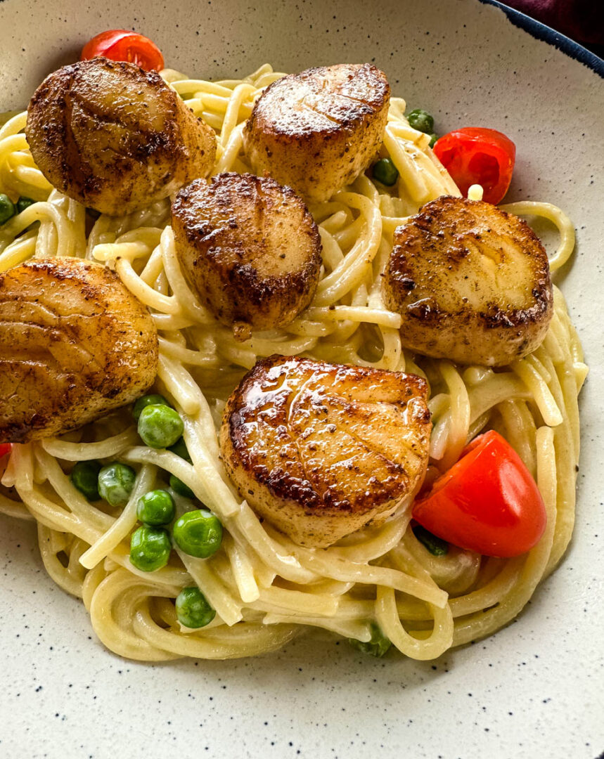 Scallops and Pasta in White Wine Sauce Simple Seafood Recipes