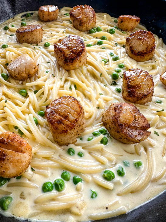 Scallops and Pasta in White Wine Sauce Simple Seafood Recipes