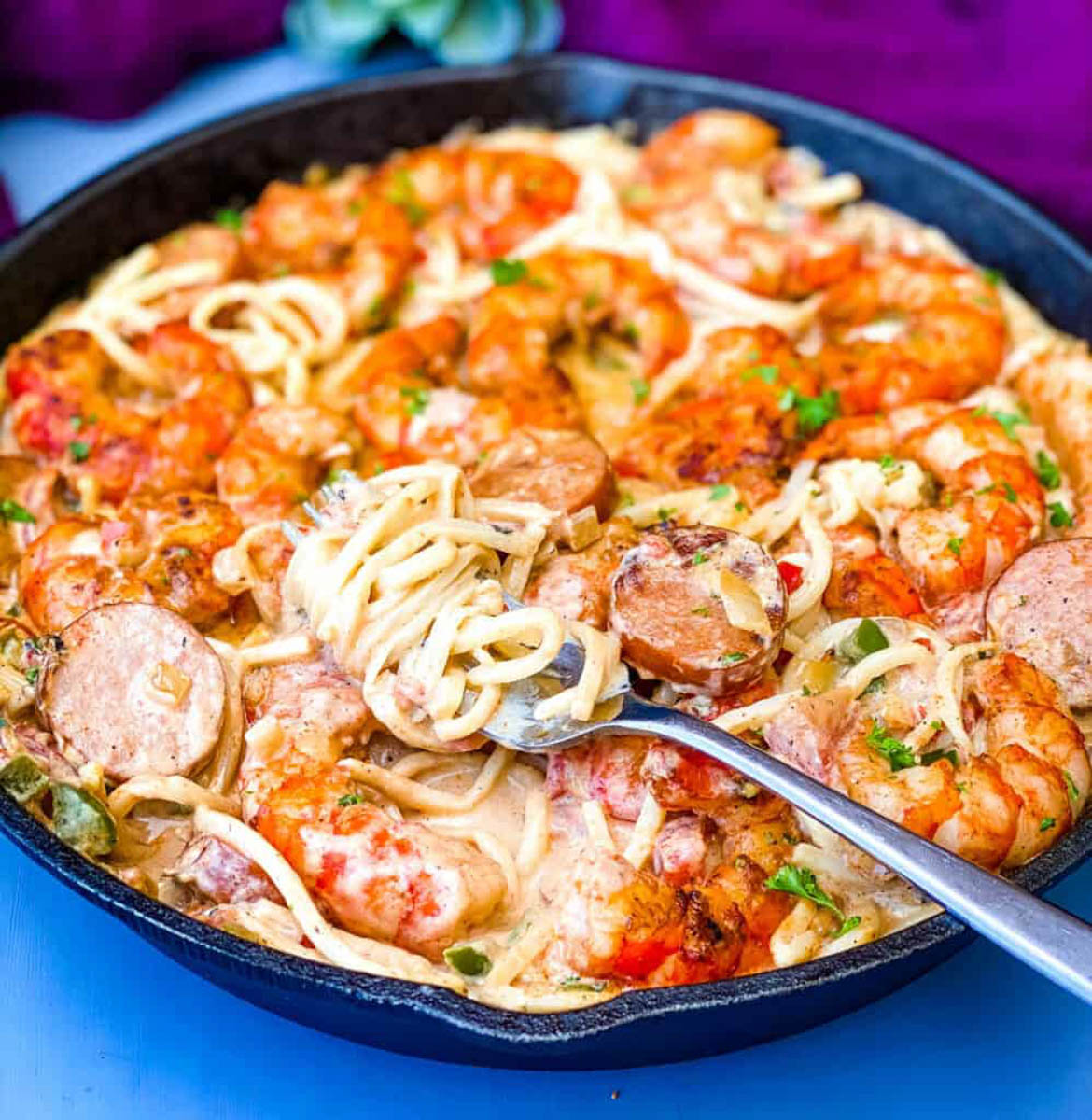 Cajun Shrimp And Sausage Pasta Simple Seafood Recipes