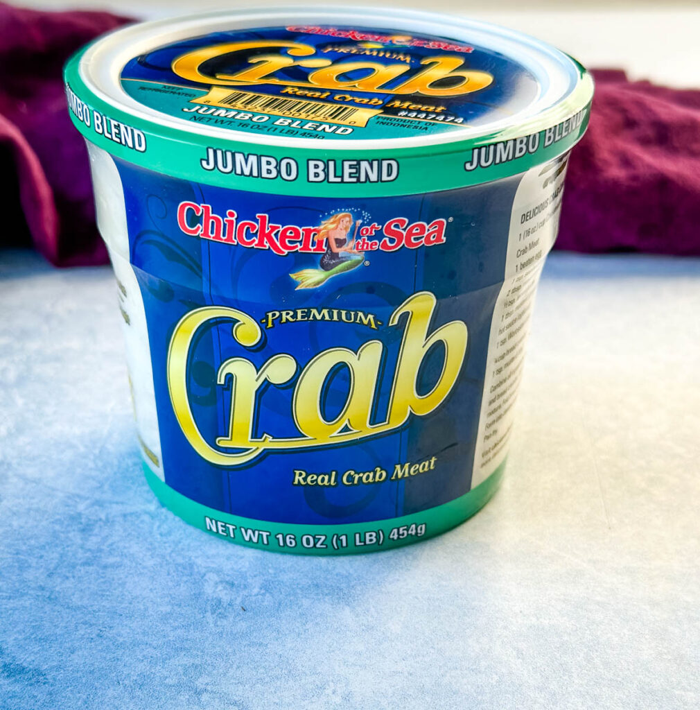 jumbo lump crab meat in a can
