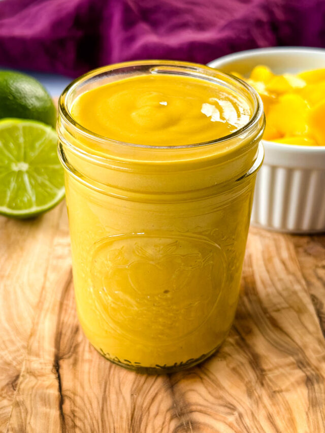 Elevate Your Salads with This Zesty Mango Dressing!