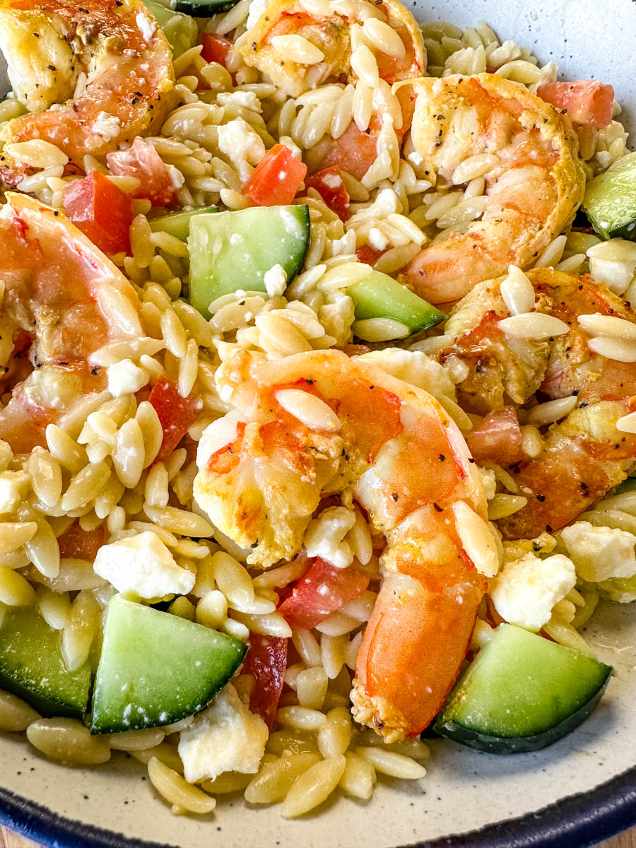 Shrimp Orzo Salad - Simple Seafood Recipes