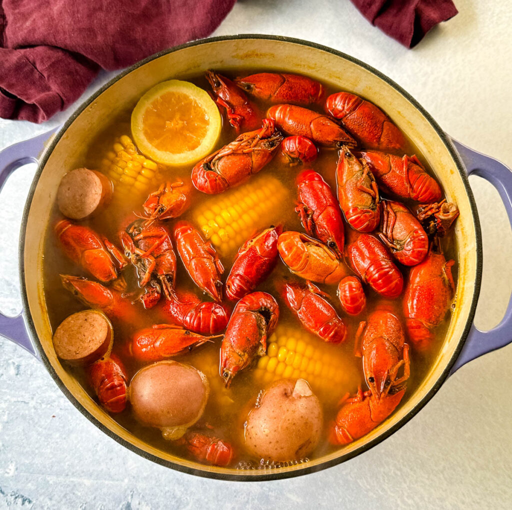 Cooked Cajun Crayfish Cooked Cajun Crayfish