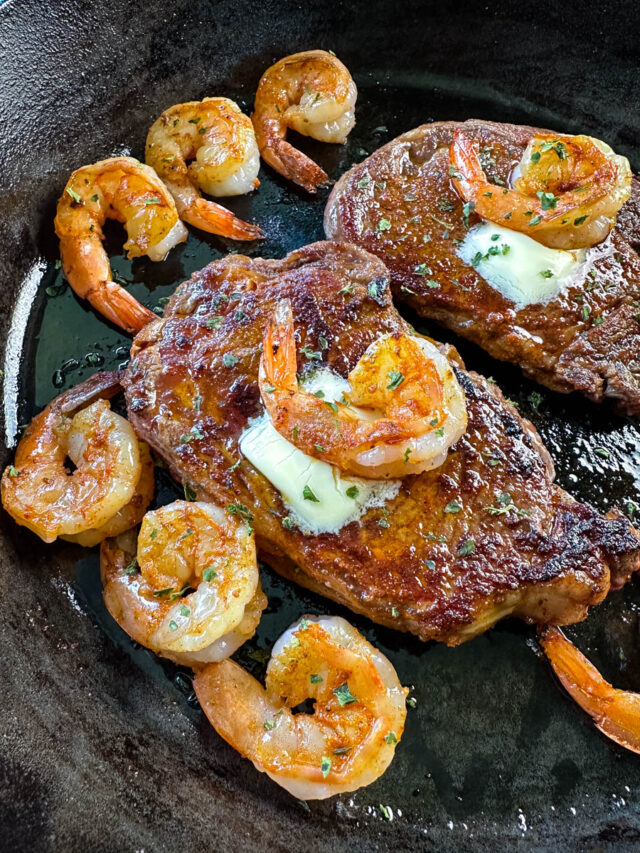Steak and Shrimp Surf and Turf Recipe - Simple Seafood Recipes