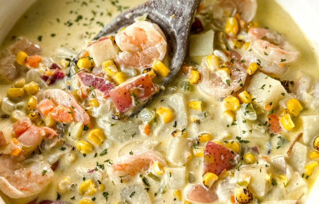 Creamy Shrimp and Corn Chowder