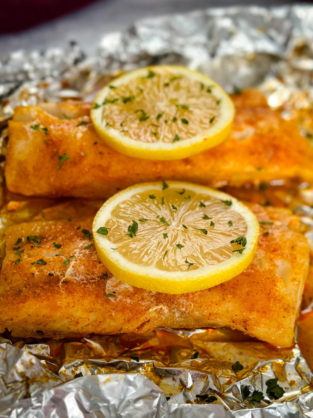 Easy Oven Baked Cod in Foil