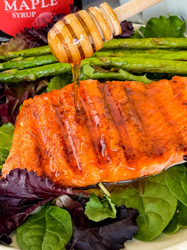 Easy Maple Glazed Salmon