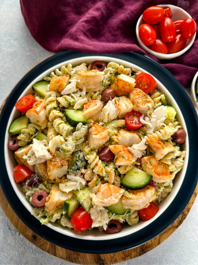 Seafood Pasta Salad Recipe!