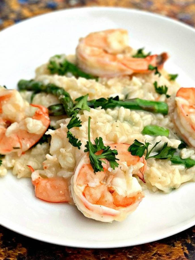 Creamy Shrimp Risotto – Easy Weeknight Dinner Recipe