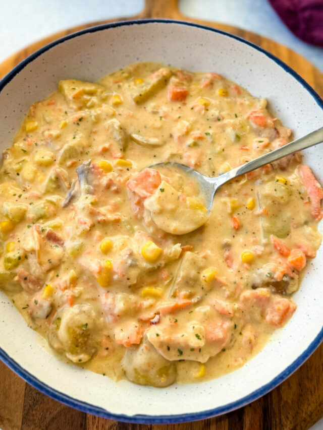 Creamy Salmon Corn Chowder Recipe