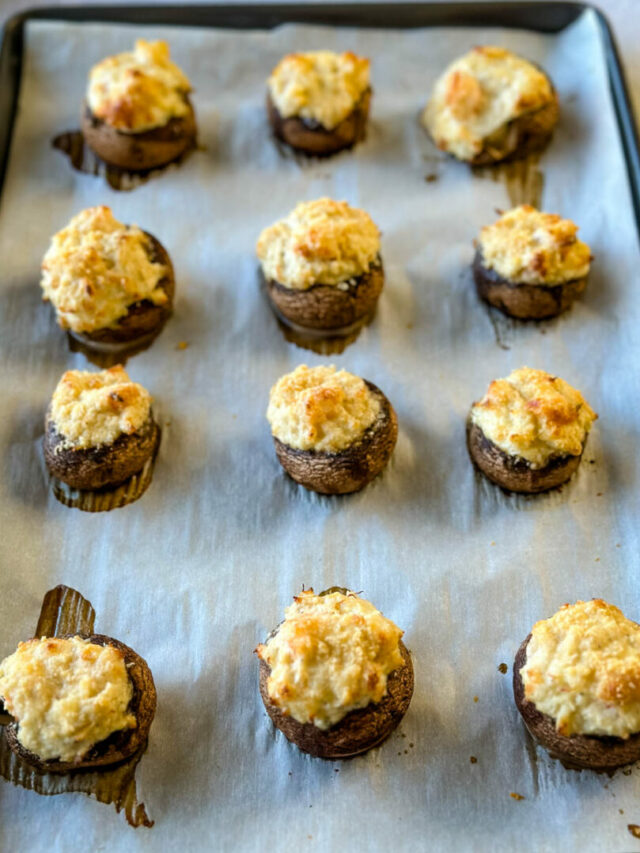 Mouthwatering Seafood Stuffed Mushrooms