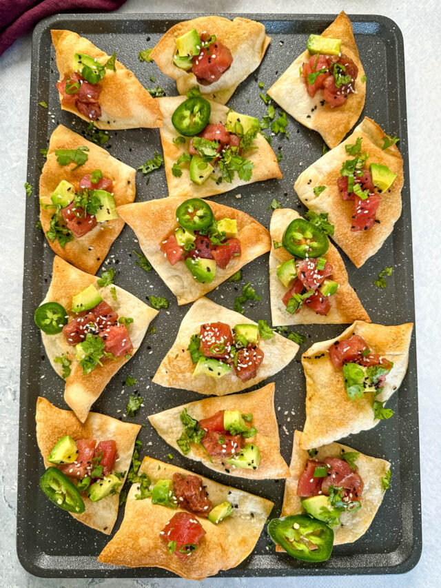 You’ve Never Had Nachos Like These! (Tuna Poke Nachos)