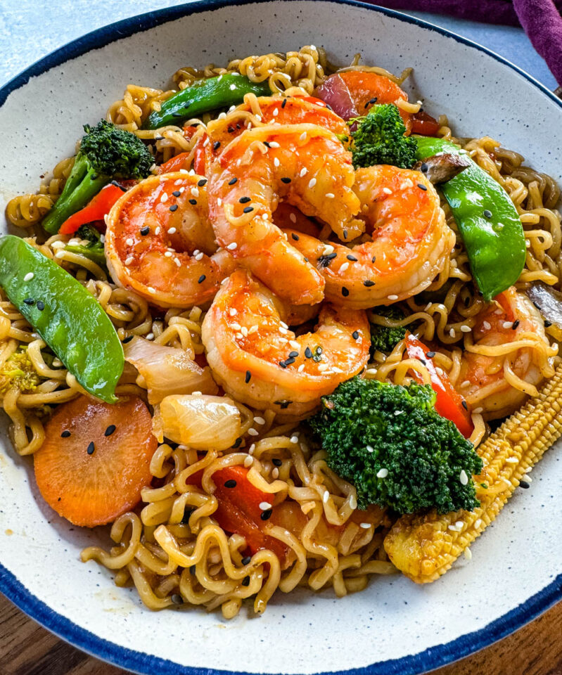 Shrimp Stir Fry With Noodles - Simple Seafood Recipes