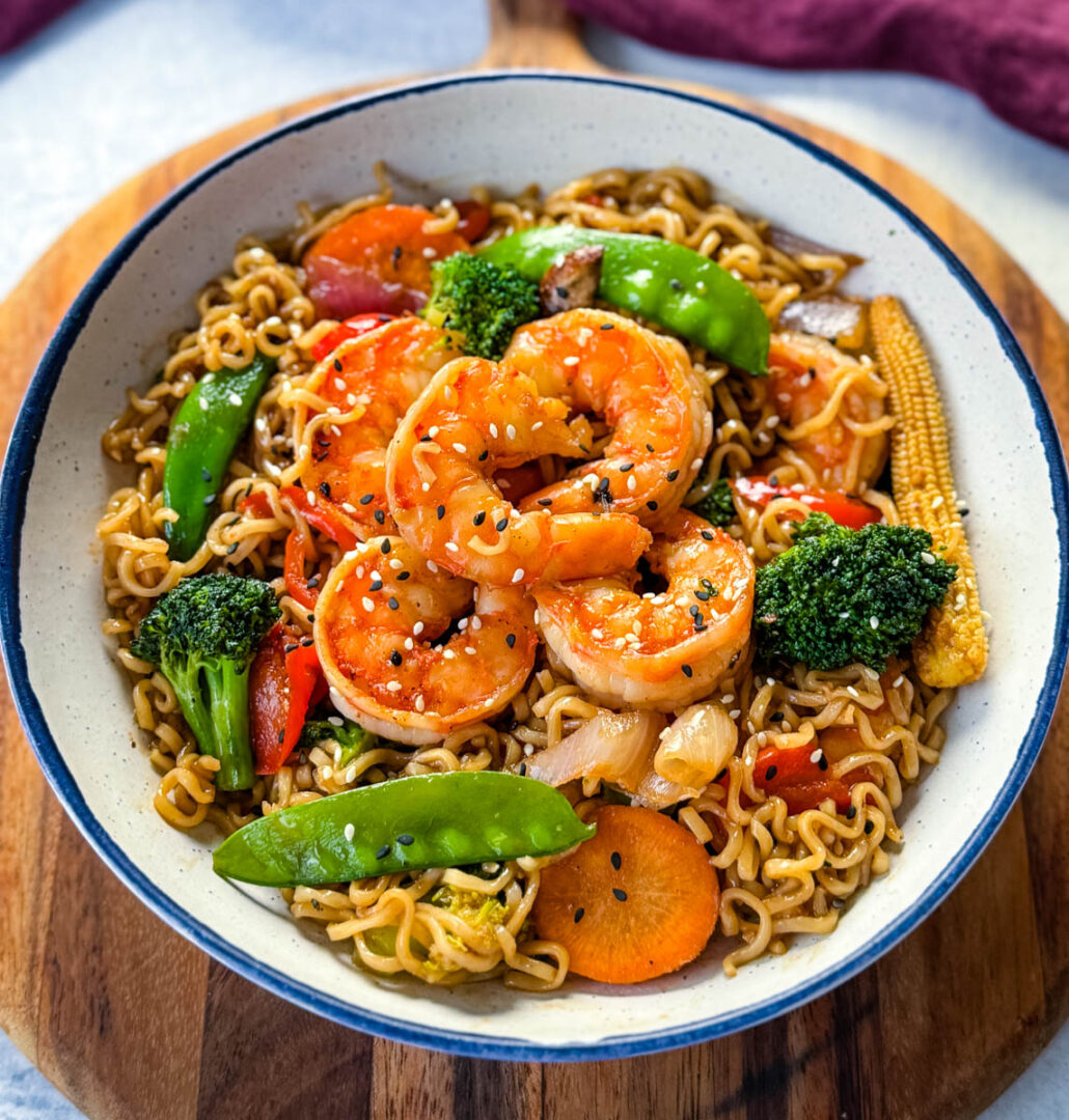 Shrimp Stir Fry With Noodles - Simple Seafood Recipes