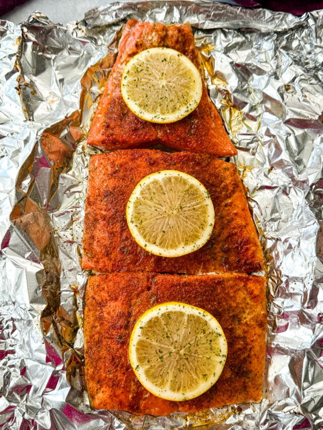 Quick Baked Salmon in Foil