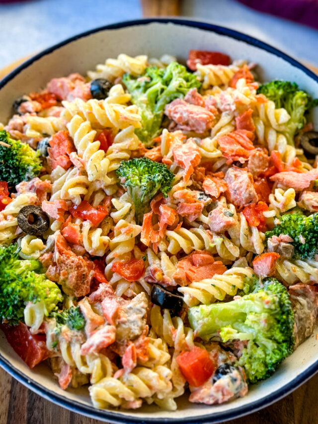 Nourishing Salmon Pasta Salad for Summer