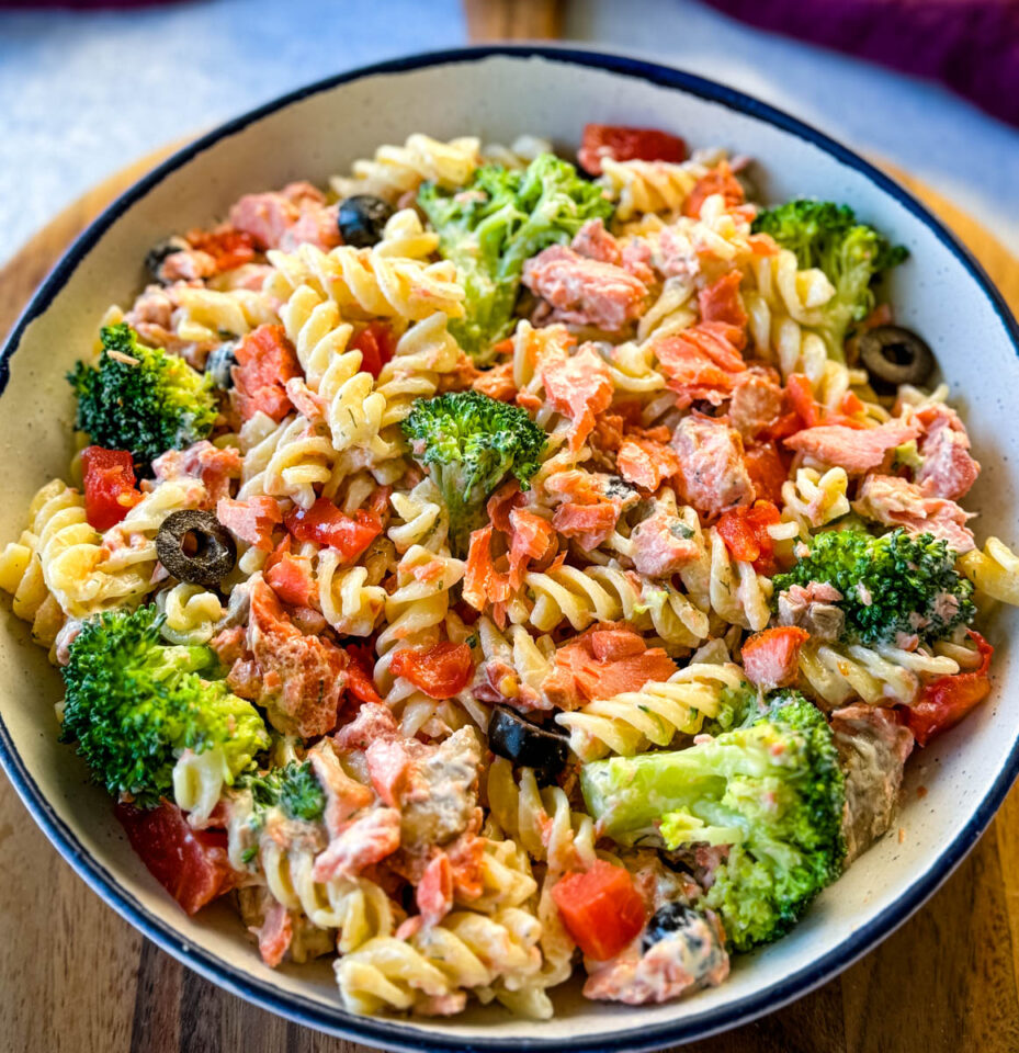 Salmon Pasta Salad - Simple Seafood Recipes