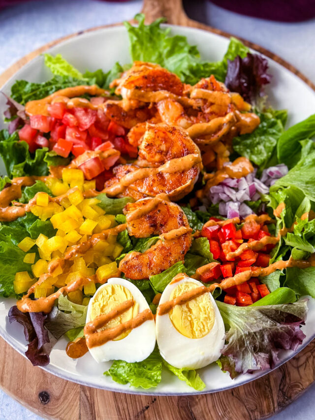 Make Dinner Exciting with Cajun Shrimp Salad!