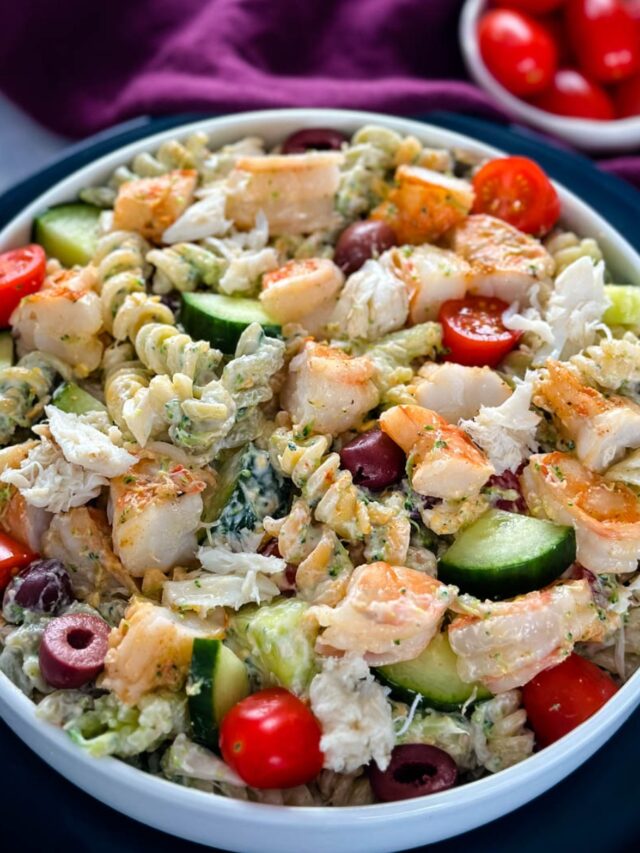 Best Seafood Pasta Salad – Perfect for Spring!