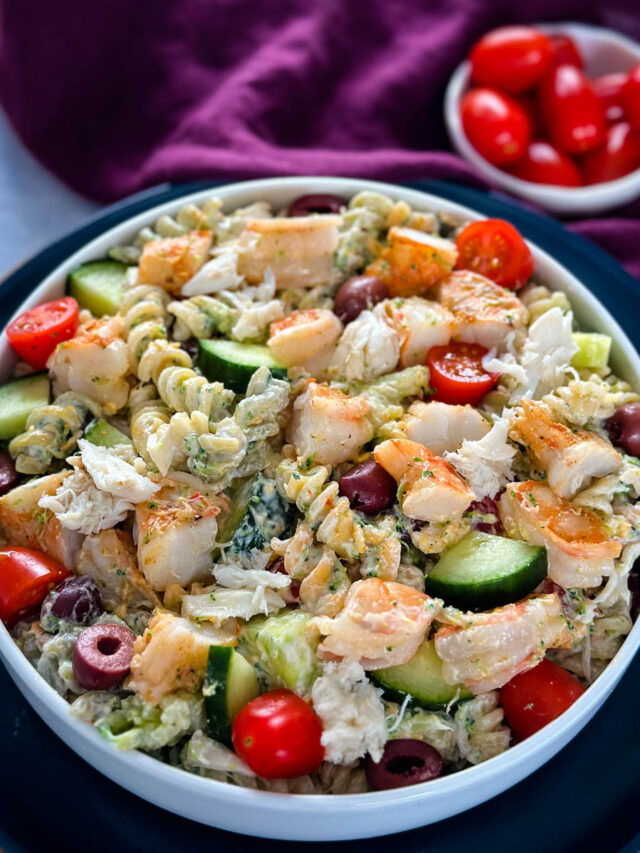 Best Seafood Pasta Salad – Perfect for Spring!