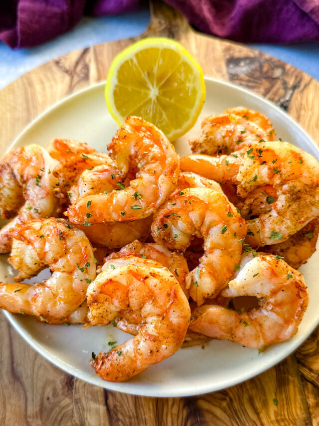 15 Minute Steamed Shrimp Recipe!