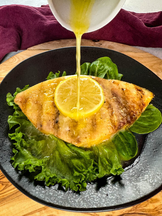 Smoked Swordfish with Lemon Butter Recipe